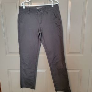 *FINAL PRICE *Eddie Bauer ladies charcoal speciality dyed cotton pants.
